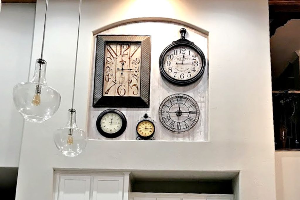 clock collage