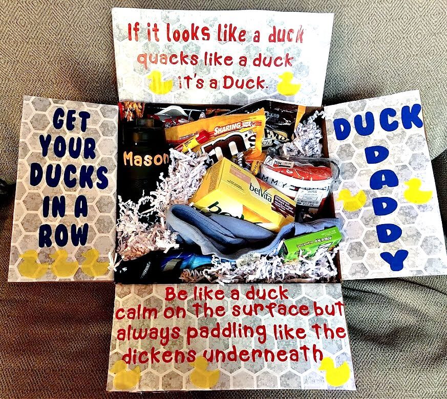 Duck care package for college student